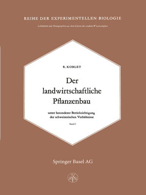 cover image of Der Landwirtschaftliche Pflanzenbau